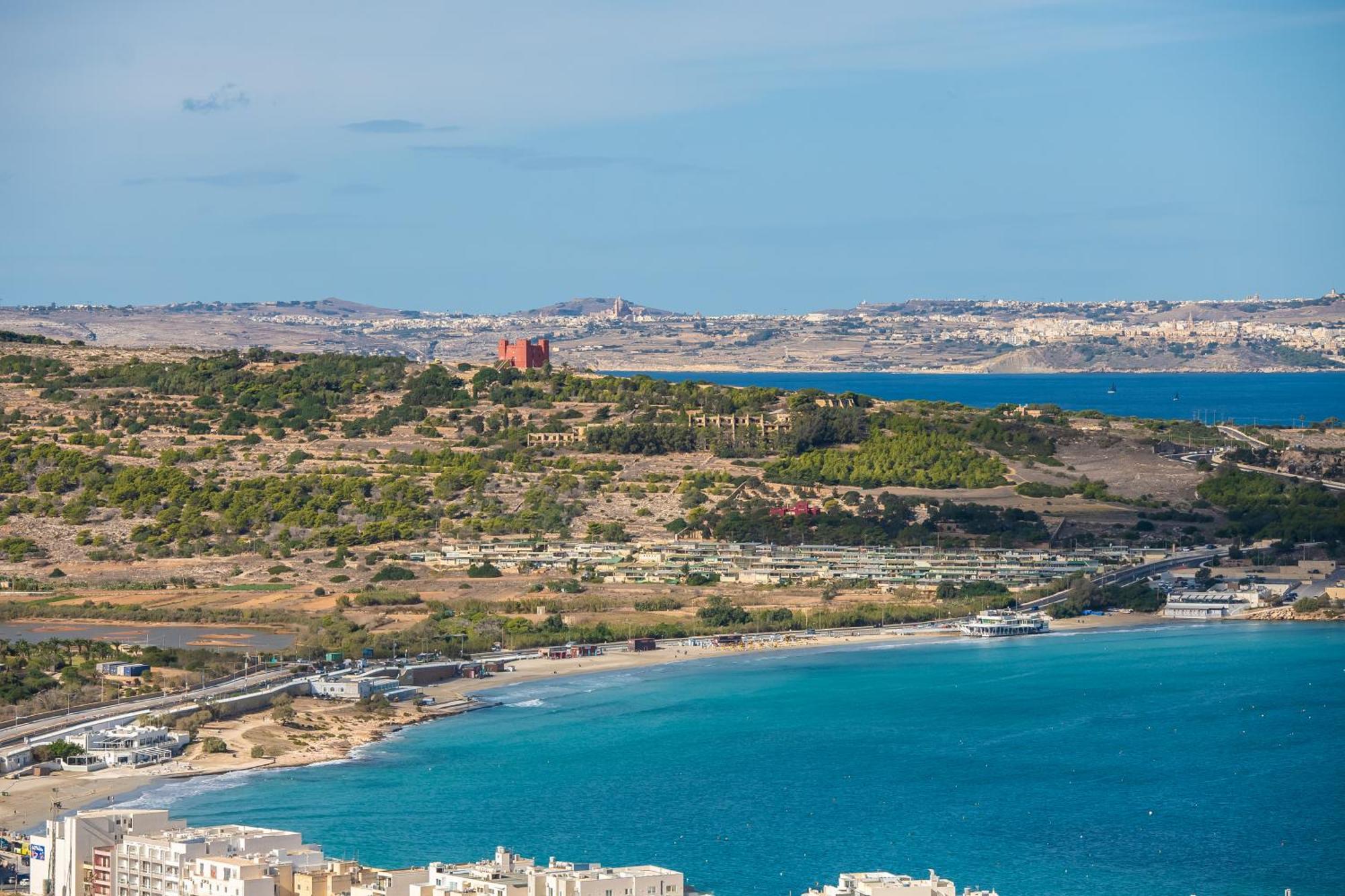 Clifftop Modern Apartment Mellieħa Extérieur photo