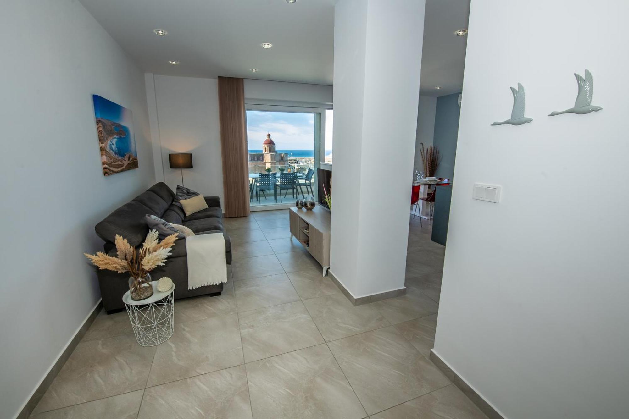 Clifftop Modern Apartment Mellieħa Extérieur photo